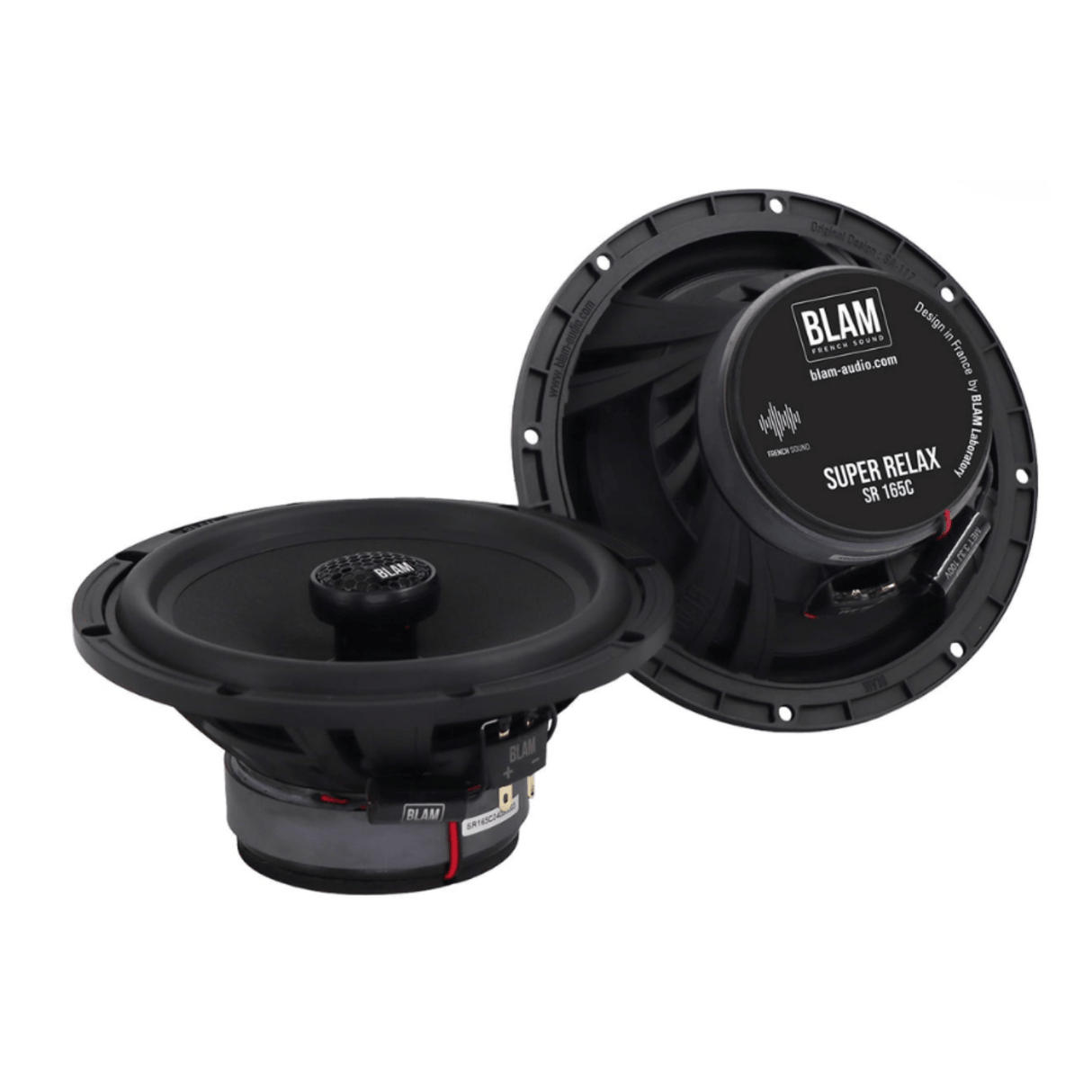 BLAM Car Specific Upgrades BLAM RELAX 165RC Front/Rear Door Coaxial Speaker Upgrade Kit for Ford EcoSport (2013-2019) - SFK-FOR2-RC165
