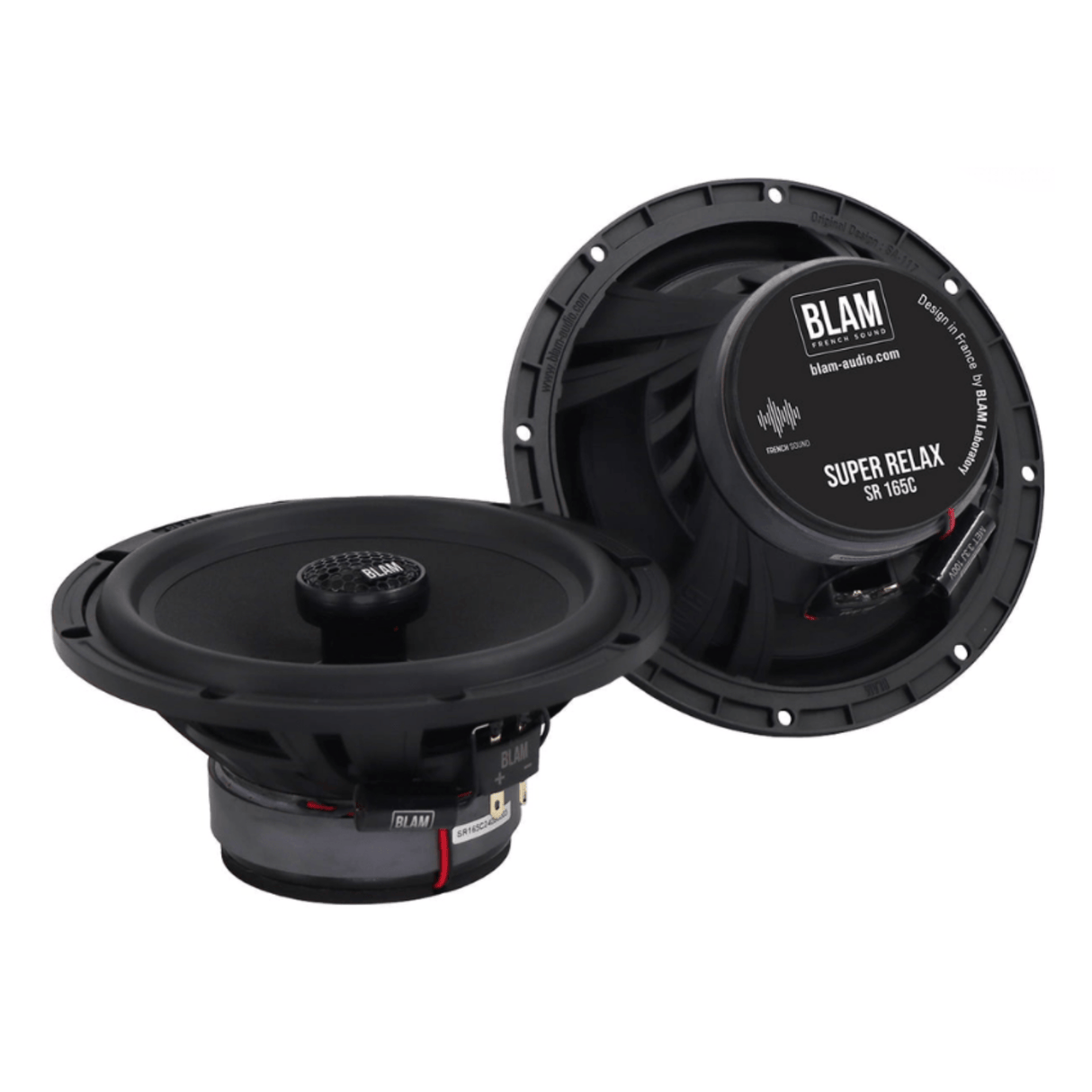 BLAM Car Specific Upgrades BLAM RELAX 165RC Front/Rear Door Coaxial Speaker Upgrade Kit for Ford Edge (2015-2019) - SFK-FOR2-RC165