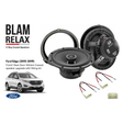 BLAM BLAM RELAX 165RC Front/Rear Door Coaxial Speaker Upgrade Kit for Ford Edge (2015-2019) - SFK-FOR2-RC165