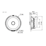 BLAM BLAM RELAX 165RC Rear Door Coaxial Speaker Upgrade Kit for Ford C-Max (2003-2010) - SFK-FOR4-RC165