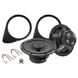 BLAM BLAM RELAX 165RC Rear Side Hatch Coaxial Speaker Upgrade Kit for Abarth/Fiat 500 (2008-2016) - SFK-FIA2-RC165