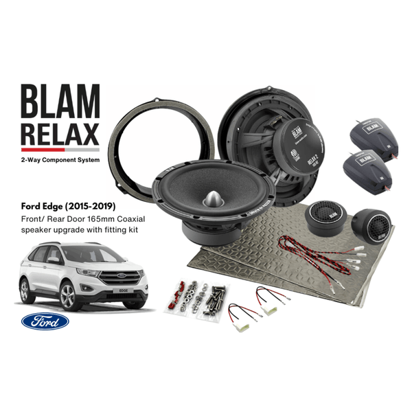 BLAM RELAX 165RS Front/Rear Door Component Speaker Upgrade Kit for