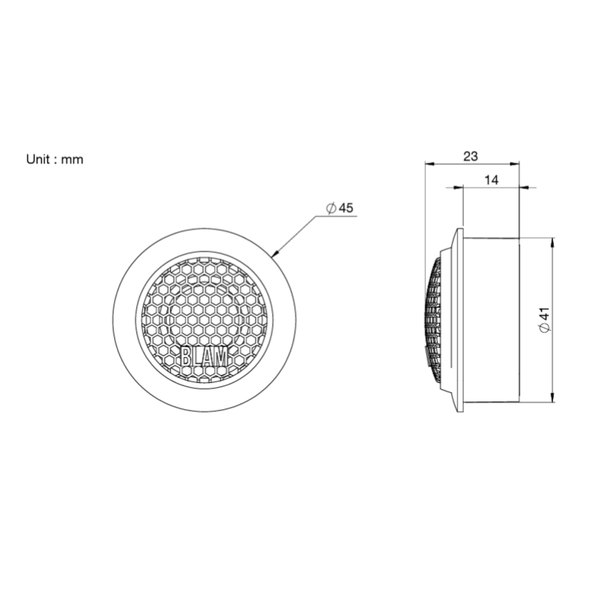 BLAM BLAM RELAX 165RS Front/Rear Door Component Speaker Upgrade Kit for Ford Edge (2015-2019) - SFK-FOR2-RS165