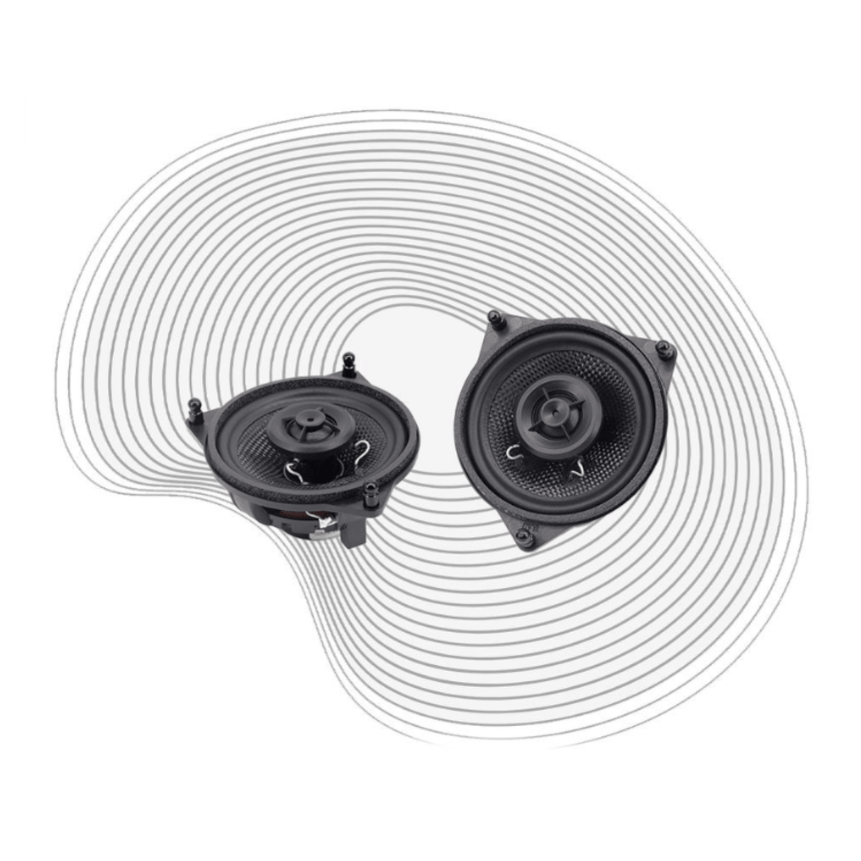 BLAM Car Speakers BLAM Relax BL-100MNC Mercedes Benz/ Tesla 3 100mm (4 inch) 2-Way Coaxial Speakers (PAIR)