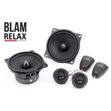 BLAM Car Speakers BLAM RELAX BL-100RFS 100mm (4inch) Hi-efficiency 2ohm, 2-Way Component Car Audio Speakers (PAIR)