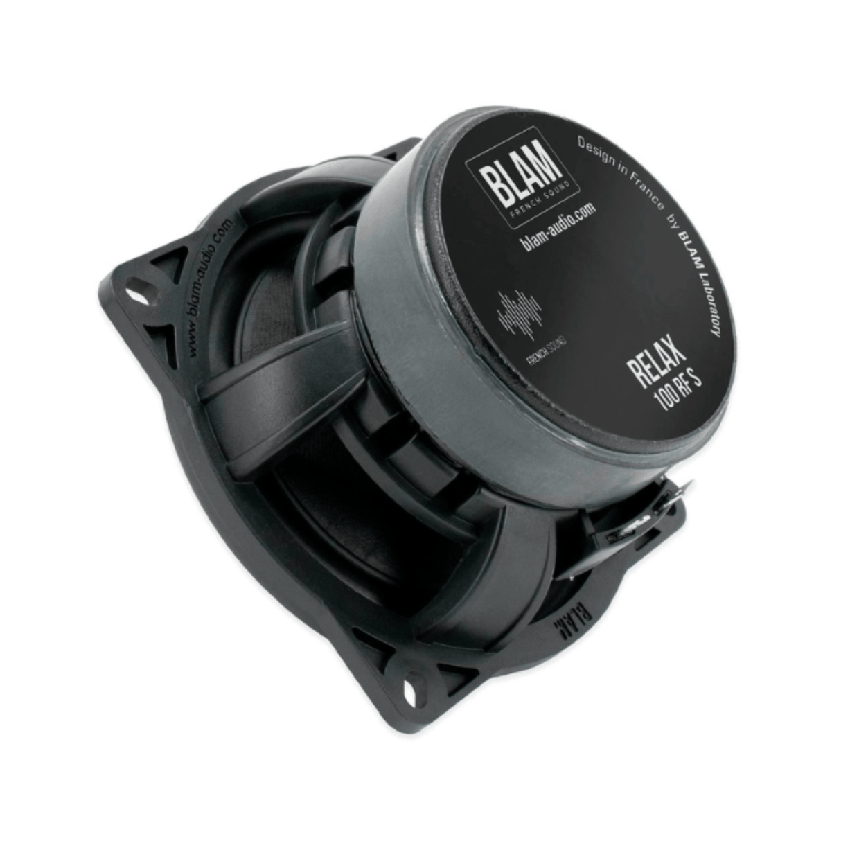 BLAM Car Speakers BLAM RELAX BL-100RFS 100mm (4inch) Hi-efficiency 2ohm, 2-Way Component Car Audio Speakers (PAIR)