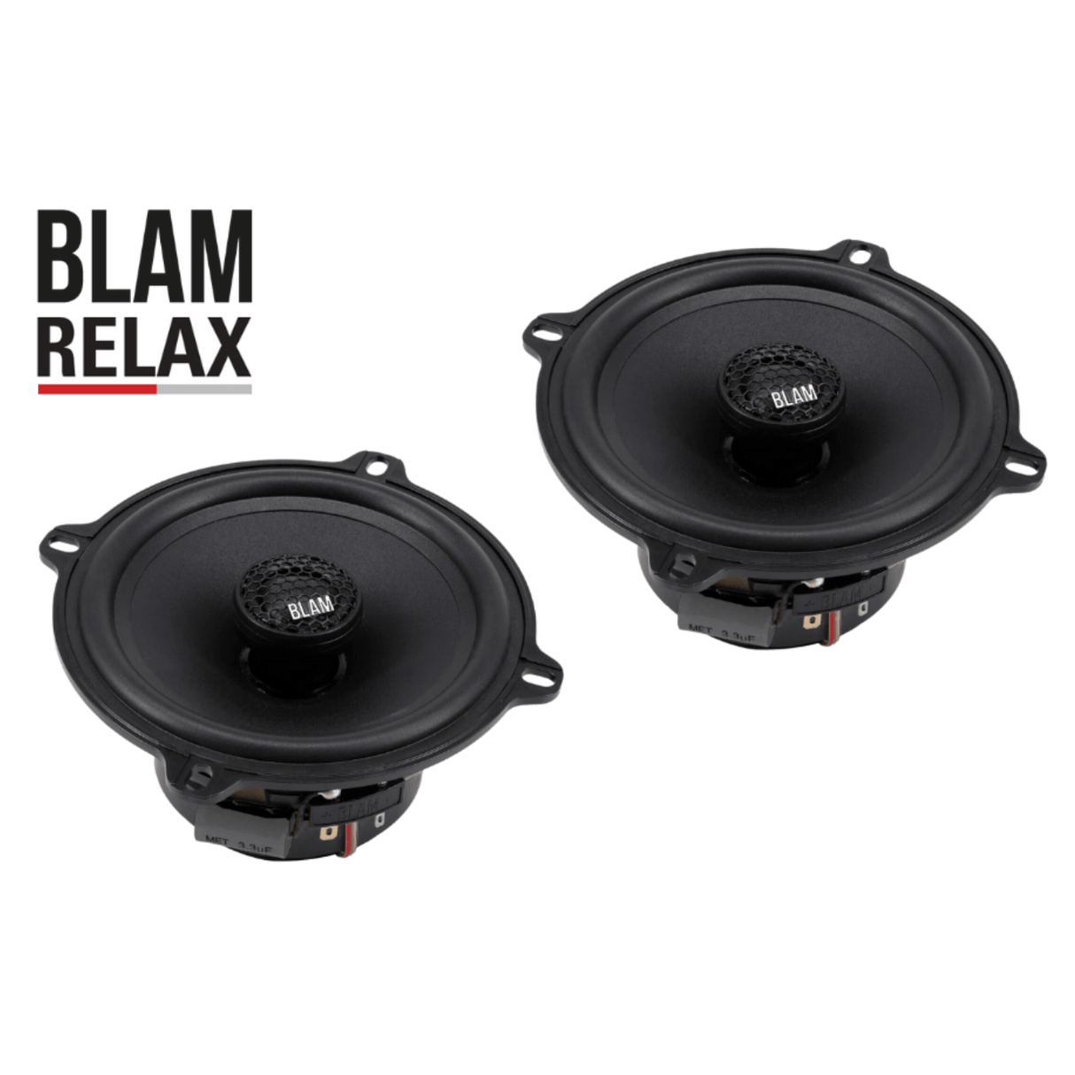BLAM Car Speakers BLAM RELAX BL-130RFC 5.25" 2ohm 2-Way Coaxial Car Audio Speakers (PAIR)