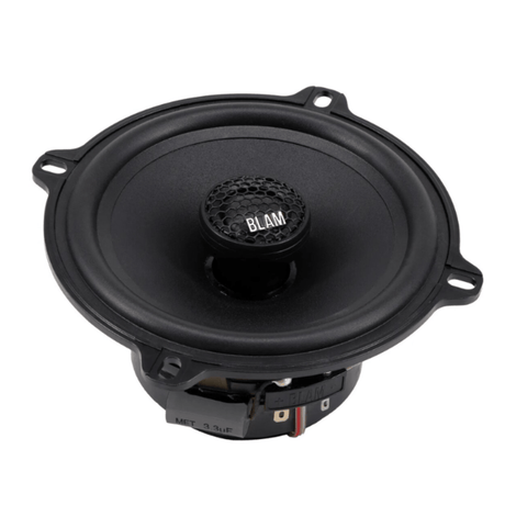 BLAM Car Speakers BLAM RELAX BL-130RFC 5.25" 2ohm 2-Way Coaxial Car Audio Speakers (PAIR)