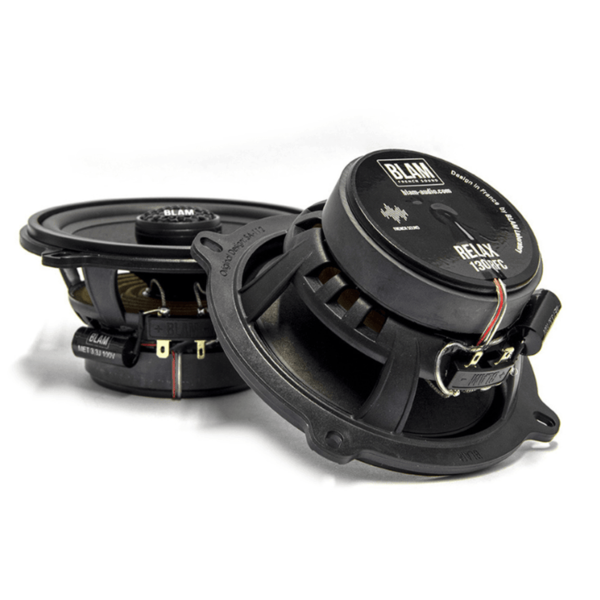 BLAM Car Speakers BLAM RELAX BL-130RFC 5.25" 2ohm 2-Way Coaxial Car Audio Speakers (PAIR)