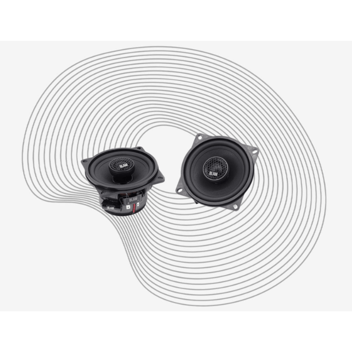 BLAM Car Speakers BLAM RELAX BL-130RFC 5.25" 2ohm 2-Way Coaxial Car Audio Speakers (PAIR)