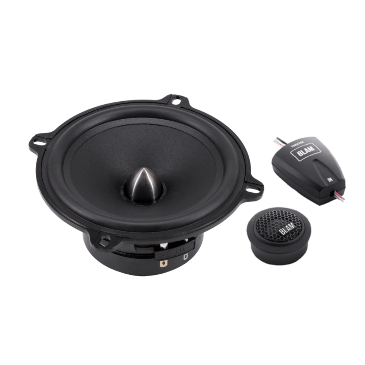BLAM Car Speakers BLAM RELAX BL-130RFS 130mm (5.25") Hi-efficiency 2ohm 2-Way Component Car Audio Speakers (PAIR)