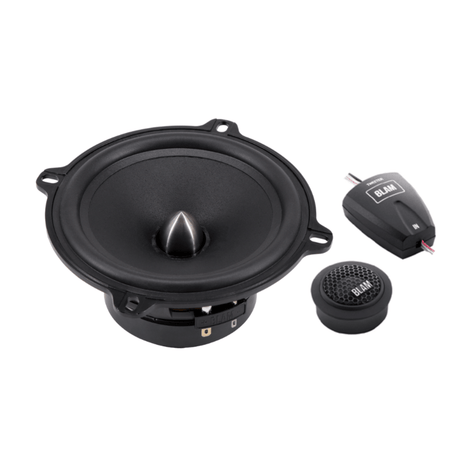 BLAM Car Speakers BLAM RELAX BL-130RFS 130mm (5.25") Hi-efficiency 2ohm 2-Way Component Car Audio Speakers (PAIR)