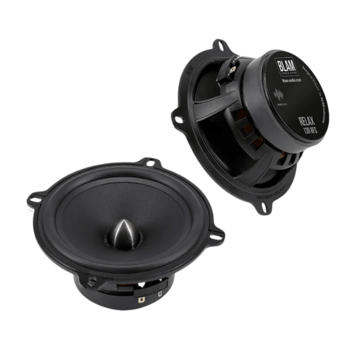 BLAM Car Speakers BLAM RELAX BL-130RFS 130mm (5.25") Hi-efficiency 2ohm 2-Way Component Car Audio Speakers (PAIR)