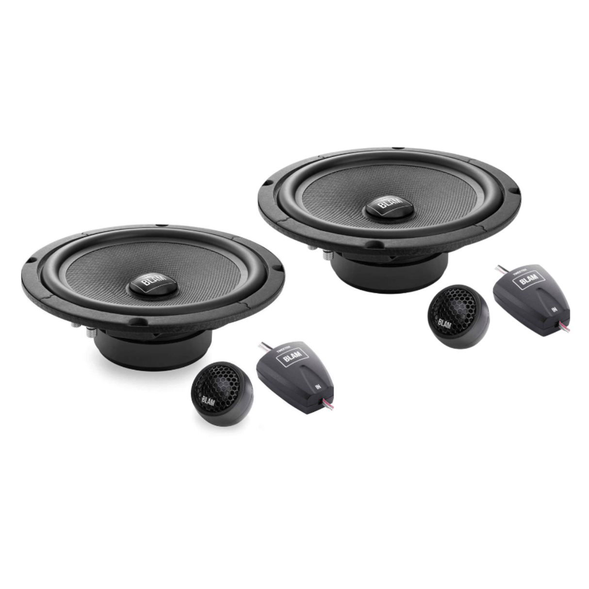 BLAM Car Speakers BLAM RELAX BL-200RS 200mm (8") Hi-efficiency 3ohm 2-Way Component Car Audio Speakers (PAIR)