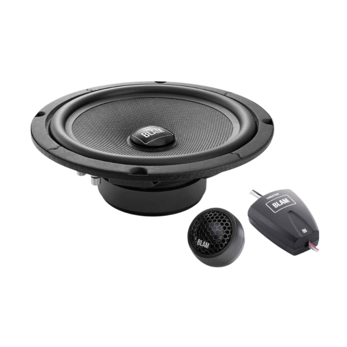 BLAM Car Speakers BLAM RELAX BL-200RS 200mm (8") Hi-efficiency 3ohm 2-Way Component Car Audio Speakers (PAIR)