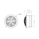 BLAM Car Speakers BLAM RELAX BL-200RS 200mm (8") Hi-efficiency 3ohm 2-Way Component Car Audio Speakers (PAIR)