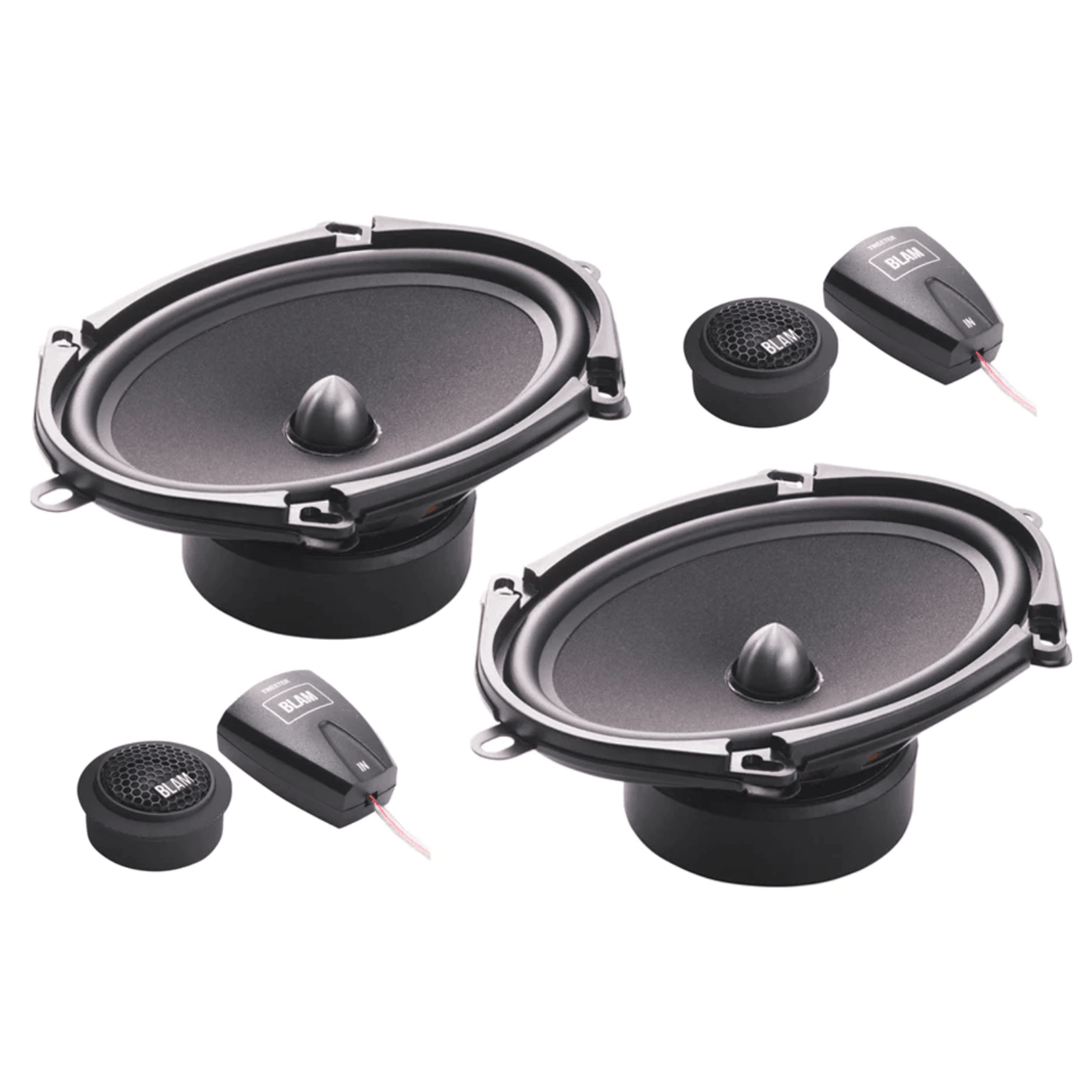 BLAM Car Speakers BLAM RELAX BL-570RS (5" X 7") High-Performance 2-Way Component Car Audio Speakers (PAIR)