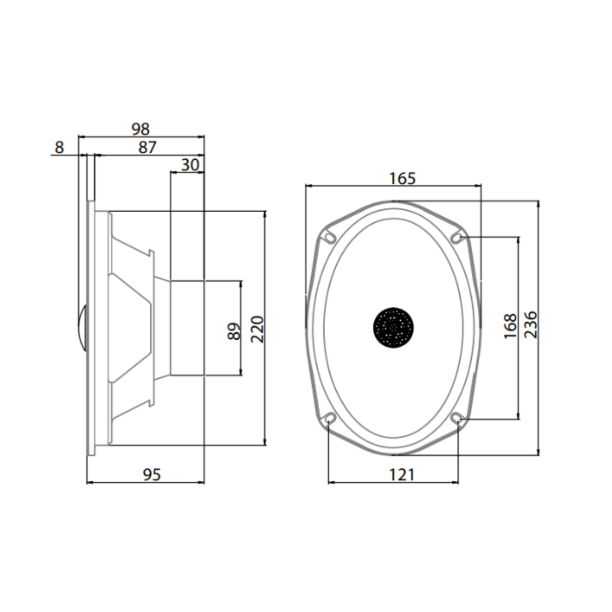 BLAM Car Speakers BLAM RELAX BL-690RC 6" x 9" 150W High-Efficiency 2-Way Coaxial Car Speakers