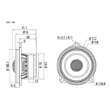 BLAM Car Speakers BLAM Relax BL-BM100FC 4" Coaxial Speaker Kit For BMW & MINI