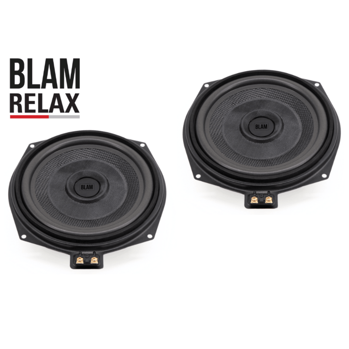 BLAM Underseat Car Subwoofers BLAM RELAX BL-BM200WN BMW 200mm (8 inch) Extra-Flat Underseat Car Subwoofers (PAIR)