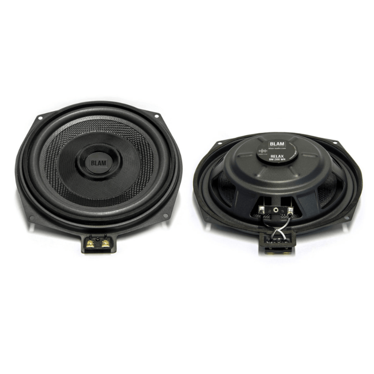 BLAM Underseat Car Subwoofers BLAM RELAX BL-BM200WN BMW 200mm (8 inch) Extra-Flat Underseat Car Subwoofers (PAIR)