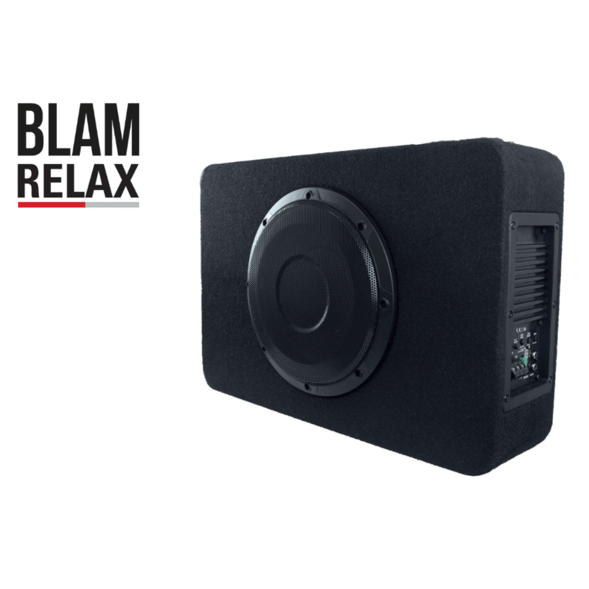 BLAM Car Subwoofers BLAM RELAX BL-CR25S 10" 300W Sealed Active Car Subwoofer And Amplifier