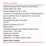 BLAM Car Subwoofers BLAM RELAX BL-CR25S 10" 300W Sealed Active Car Subwoofer And Amplifier