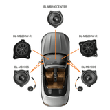 BLAM Car Subwoofers BLAM RELAX BL-MB200W-R 200mm (8 Inch) Mercedes Benz (RIGHT HAND DRIVE) Subwoofers (PAIR)