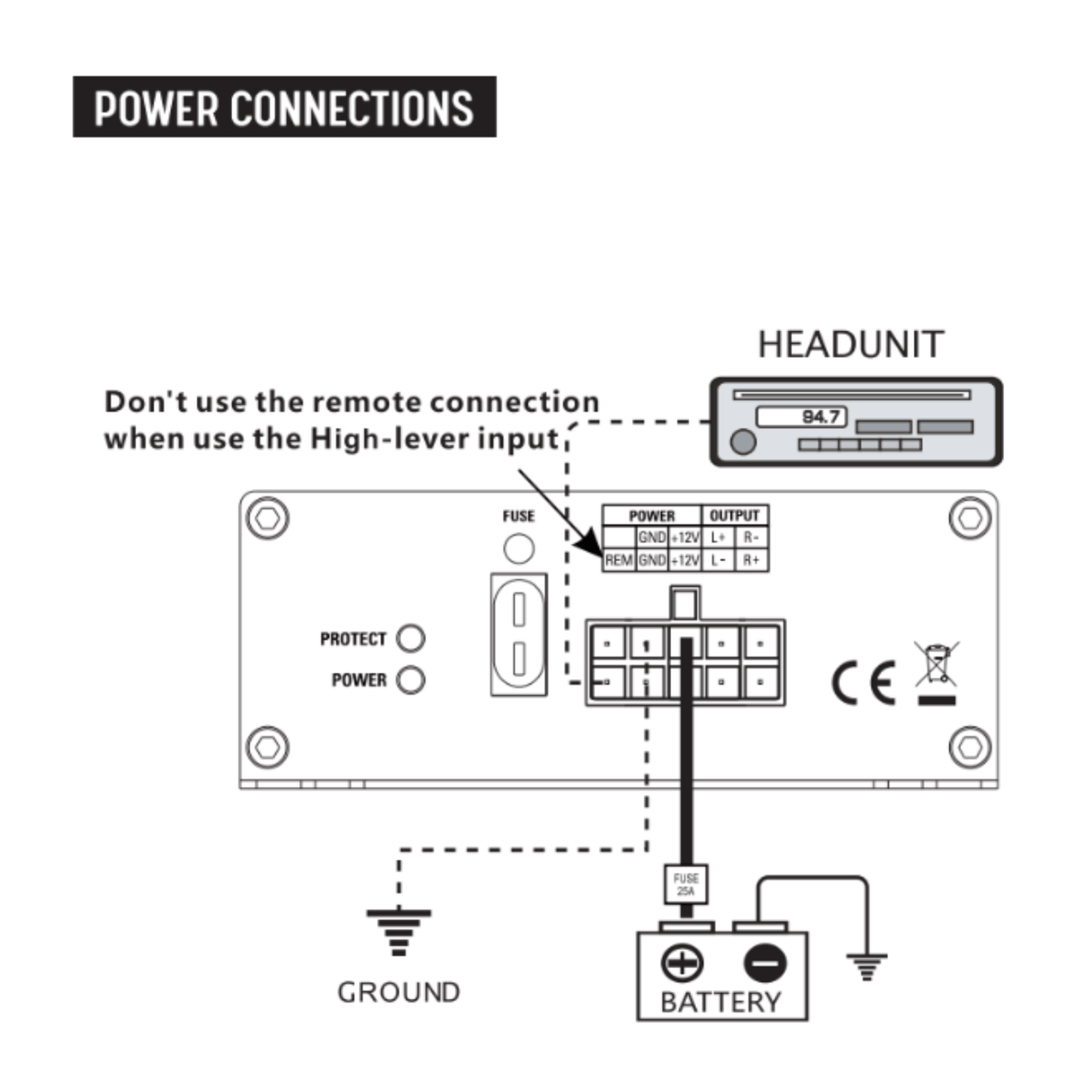 BLAM 2 Channel Amp BLAM RELAX BL-RA1202D Ultra-compact Class-D 2-Channel (2x80W or 2x120W) Amplifier