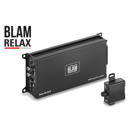 BLAM Monoblock Amp (For Subwoofers) BLAM RELAX BL-RA501D Ultra-compact Class-D 1-Channel (Monoblock) 500W Amplifier (OEM Compatible)