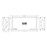 BLAM Monoblock Amp (For Subwoofers) BLAM RELAX BL-RA501D Ultra-compact Class-D 1-Channel (Monoblock) 500W Amplifier (OEM Compatible)