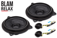 BLAM Car Speakers BLAM RELAX BM-100NS (BMW and Mini) 100 mm (4 inch) 2ohm, 2-Way Component car audio speakers (PAIR)