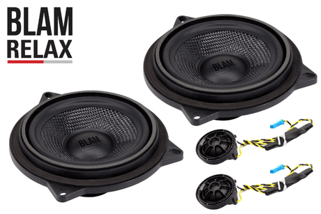 BLAM Car Speakers BLAM RELAX BM-100NS (BMW and Mini) 100 mm (4 inch) 2ohm, 2-Way Component car audio speakers (PAIR)