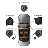 BLAM Car Speakers BLAM RELAX MB BL-MB200W-R 200mm (8") Mercedes Benz Subwoofers (PAIR)