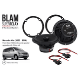BLAM Car Specific Upgrades BLAM RELAX SFK-MERC1-RC165 Front Door Coaxial Speaker Upgrade Kit for Mercedes Vito W639 (2003-2014)