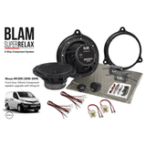 BLAM Car Specific Upgrades BLAM RELAX SFK-NIS1-RS165 Front Door Component Speaker Upgrade Kit for Nissan NV200 (2010-2019)