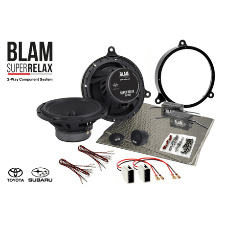 BLAM Car Specific Upgrades BLAM RELAX SFK-TOY2-RS165 Complete Speaker Upgrade Kit for Toyota, Subaru Impreza