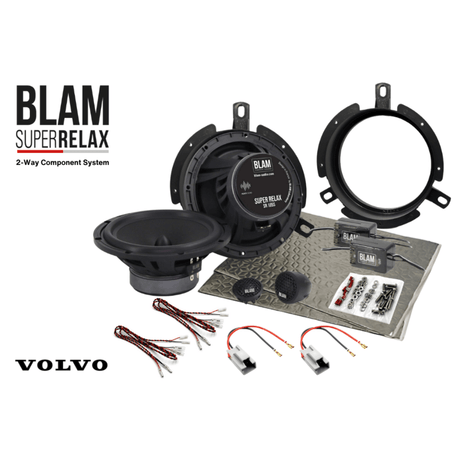 BLAM Car Specific Upgrades BLAM RELAX SFK-VOL1-RS165 Speaker Upgrade Kit for Volvo C, S, V, XC-Series