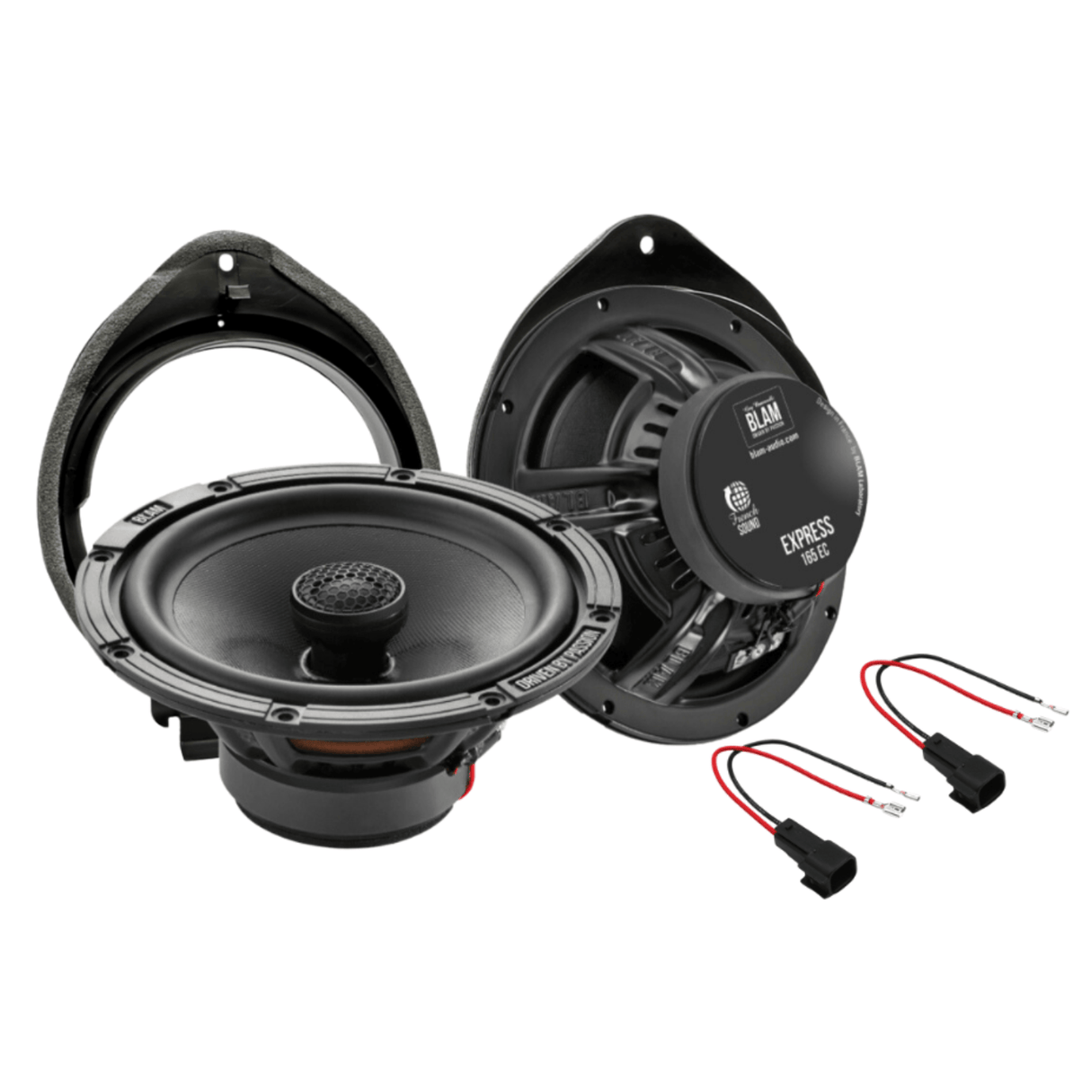 BLAM Car Specific Upgrades BLAM SFK-GM1-BLAM1 EXPRESS 165EC Front Door Coaxial Speaker Upgrade Kit For Vauxhall Adam (2013–2019)