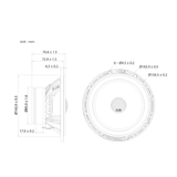 BLAM Car Specific Upgrades BLAM SFK-GM1-BLAM2 Super Relax SR165C Front Door Coaxial Speaker Upgrade Kit For Vauxhall Adam