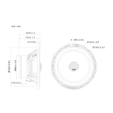 BLAM Car Specific Upgrades BLAM SFK-HYU01-RC165 Rear Door Car Speaker Upgrade Kit For Hyundai i30