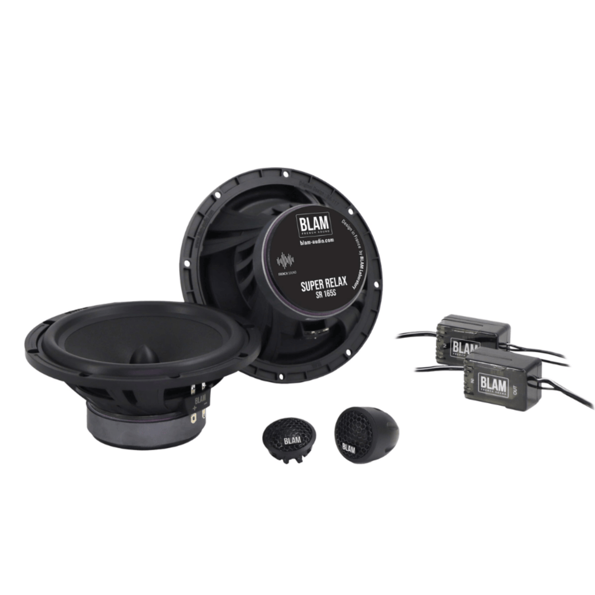 BLAM Car Specific Upgrades BLAM SFK-HYU01-RS165 Front Door Car Speaker Upgrade Kit For Hyundai i30