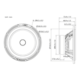 BLAM Car Specific Upgrades BLAM SFK-HYU01-RS165 Front Door Car Speaker Upgrade Kit For Hyundai i30