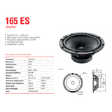 BLAM Car Speakers BLAM SFK-REN1-ES165 2-Way Front Door Component Speaker Upgrade Kit for Smart Fortwo & Forfour