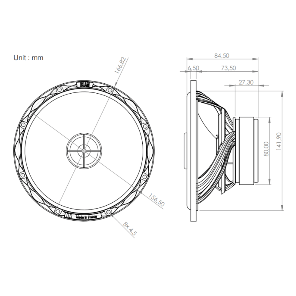 BLAM Car Speakers BLAM Signature S BL-S6.80C 6.5” High-Performance Coaxial Car Speakers (Pair)