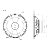 BLAM Car Subwoofers BLAM Signature S BL-S8.120 300w 8" (200mm) High-Performance Subwoofer (2 Ohm)