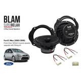 BLAM Car Specific Upgrades BLAM SR165C Front Door Coaxial Speaker Upgrade Fitting Kit for Ford C-Max (2003-2010) - SFK-FOR3-RC165