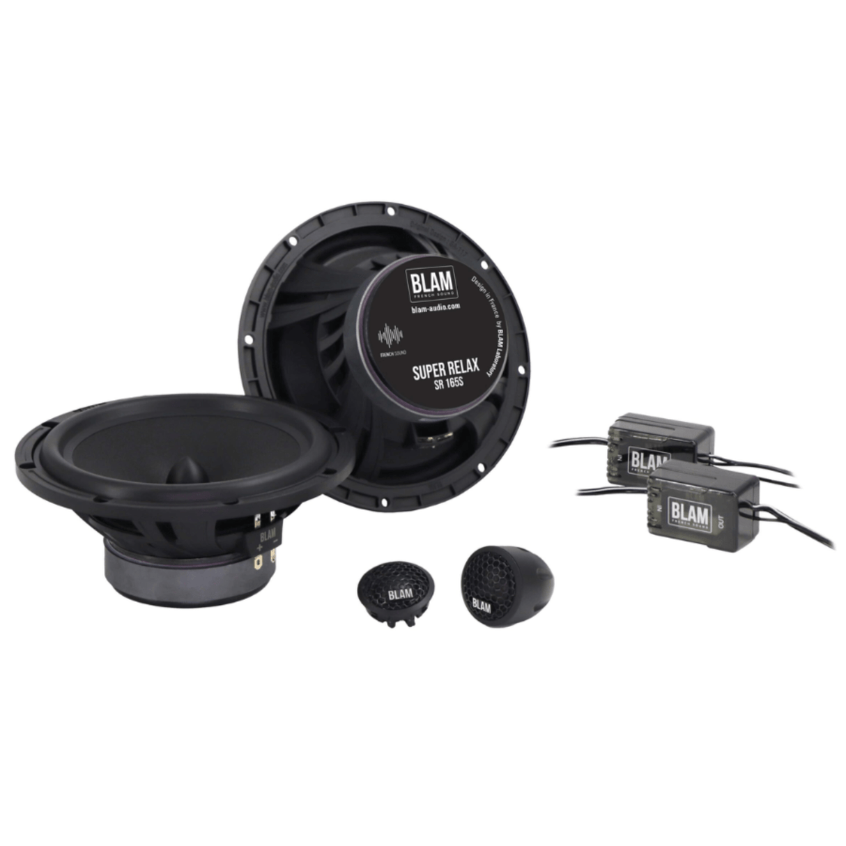 BLAM Car Speakers BLAM Super Relax SR165S 16.5cm/ 165mm (6.5") Hi Sensitivity 3ohm 2-Way Component car speakers
