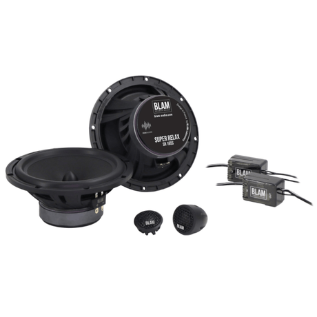 BLAM Car Speakers BLAM Super Relax SR165S 16.5cm/ 165mm (6.5") Hi Sensitivity 3ohm 2-Way Component car speakers