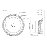 BLAM Car Speakers BLAM Super Relax SR165S 16.5cm/ 165mm (6.5") Hi Sensitivity 3ohm 2-Way Component car speakers